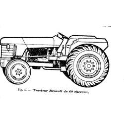 Coloring page: Tractor (Transportation) #142059 - Free Printable Coloring Pages