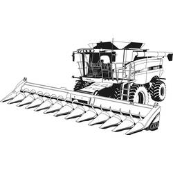 Coloring page: Tractor (Transportation) #142068 - Free Printable Coloring Pages