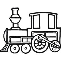 Coloring page: Train / Locomotive (Transportation) #135042 - Free Printable Coloring Pages