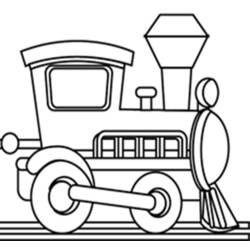 Coloring page: Train / Locomotive (Transportation) #135071 - Free Printable Coloring Pages