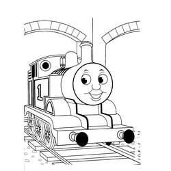 Coloring page: Train / Locomotive (Transportation) #135075 - Free Printable Coloring Pages