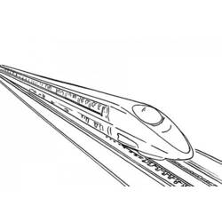 Coloring page: Train / Locomotive (Transportation) #135245 - Free Printable Coloring Pages
