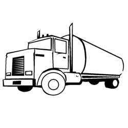 Coloring page: Truck (Transportation) #135536 - Free Printable Coloring Pages