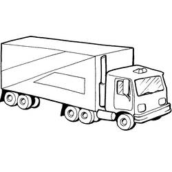 Coloring page: Truck (Transportation) #135537 - Free Printable Coloring Pages