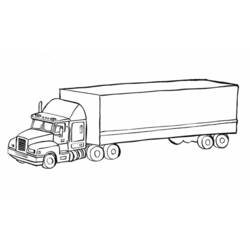 Coloring page: Truck (Transportation) #135550 - Free Printable Coloring Pages
