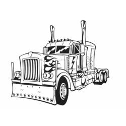 Coloring page: Truck (Transportation) #135552 - Free Printable Coloring Pages