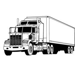 Coloring page: Truck (Transportation) #135560 - Free Printable Coloring Pages