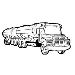 Coloring page: Truck (Transportation) #135564 - Free Printable Coloring Pages