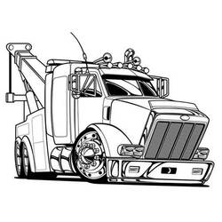 Coloring page: Truck (Transportation) #135729 - Free Printable Coloring Pages