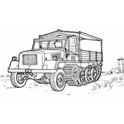 Coloring page: Truck (Transportation) #135754 - Free Printable Coloring Pages