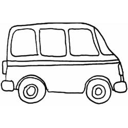Coloring page: Van (Transportation) #145100 - Free Printable Coloring Pages