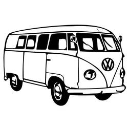 Coloring page: Van (Transportation) #145103 - Free Printable Coloring Pages