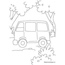 Coloring page: Van (Transportation) #145108 - Free Printable Coloring Pages