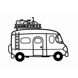 Coloring page: Van (Transportation) #145111 - Free Printable Coloring Pages