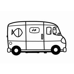 Coloring page: Van (Transportation) #145401 - Free Printable Coloring Pages