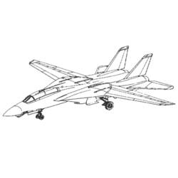 Coloring page: War Planes (Transportation) #141046 - Free Printable Coloring Pages