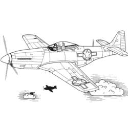Coloring page: War Planes (Transportation) #141048 - Free Printable Coloring Pages