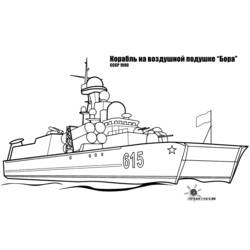 Coloring page: Warship (Transportation) #138467 - Free Printable Coloring Pages