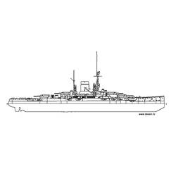 Coloring page: Warship (Transportation) #138500 - Free Printable Coloring Pages