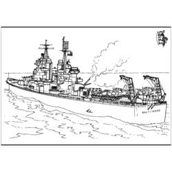 Coloring page: Warship (Transportation) #138515 - Free Printable Coloring Pages