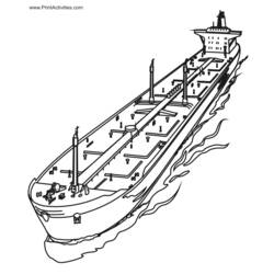 Coloring page: Warship (Transportation) #138638 - Free Printable Coloring Pages