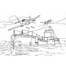 Coloring page: Warship (Transportation) #138644 - Free Printable Coloring Pages
