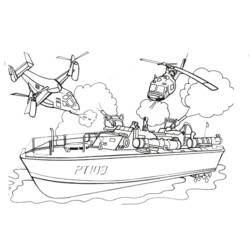 Coloring page: Warship (Transportation) #138665 - Free Printable Coloring Pages
