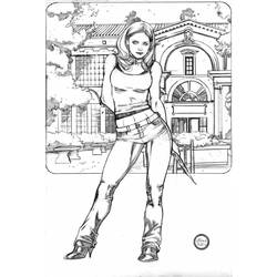 Coloring pages: Buffy the vampire slayer - Free Printable Coloring Pages