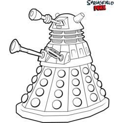 Coloring page: Doctor Who (TV Shows) #153105 - Free Printable Coloring Pages
