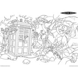 Coloring page: Doctor Who (TV Shows) #153108 - Free Printable Coloring Pages