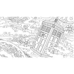 Coloring pages: Doctor Who - Free Printable Coloring Pages