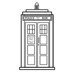 Coloring page: Doctor Who (TV Shows) #153120 - Free Printable Coloring Pages