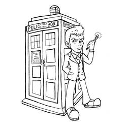 Coloring page: Doctor Who (TV Shows) #153126 - Free Printable Coloring Pages