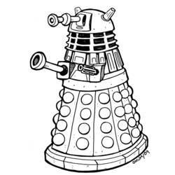 Coloring page: Doctor Who (TV Shows) #153139 - Free Printable Coloring Pages