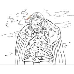 Coloring page: Game of Thrones (TV Shows) #151467 - Free Printable Coloring Pages