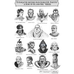 Coloring page: Game of Thrones (TV Shows) #151550 - Free Printable Coloring Pages