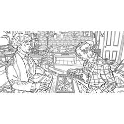 Coloring page: Sherlock (TV Shows) #153359 - Free Printable Coloring Pages