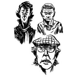 Coloring page: Sherlock (TV Shows) #153521 - Free Printable Coloring Pages