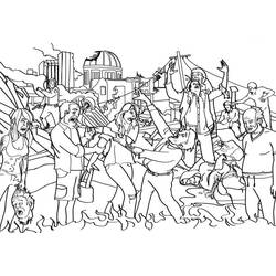 Coloring page: The Walking Dead (TV Shows) #152098 - Free Printable Coloring Pages