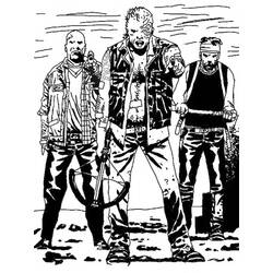 Coloring page: The Walking Dead (TV Shows) #152121 - Free Printable Coloring Pages
