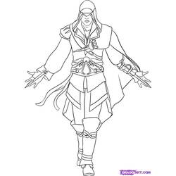 Coloring page: Assassin's Creed (Video Games) #111925 - Free Printable Coloring Pages