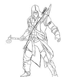 Coloring pages: Assassin's Creed - Free Printable Coloring Pages