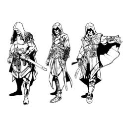 Coloring page: Assassin's Creed (Video Games) #111933 - Free Printable Coloring Pages