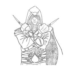Coloring page: Assassin's Creed (Video Games) #111939 - Free Printable Coloring Pages