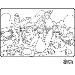 Coloring page: Club Penguin (Video Games) #170302 - Free Printable Coloring Pages
