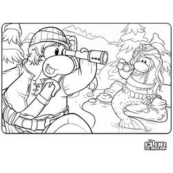 Coloring page: Club Penguin (Video Games) #170309 - Free Printable Coloring Pages