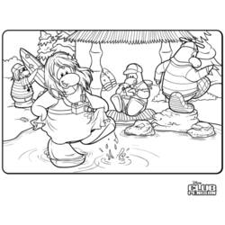 Coloring page: Club Penguin (Video Games) #170312 - Free Printable Coloring Pages