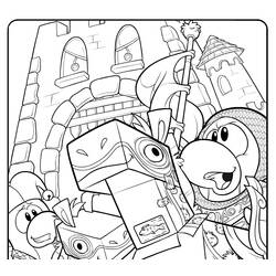 Coloring page: Club Penguin (Video Games) #170323 - Free Printable Coloring Pages