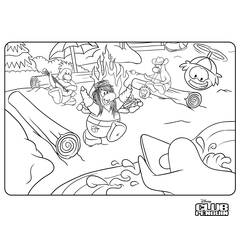 Coloring page: Club Penguin (Video Games) #170326 - Free Printable Coloring Pages