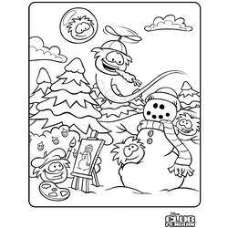 Coloring page: Club Penguin (Video Games) #170335 - Free Printable Coloring Pages